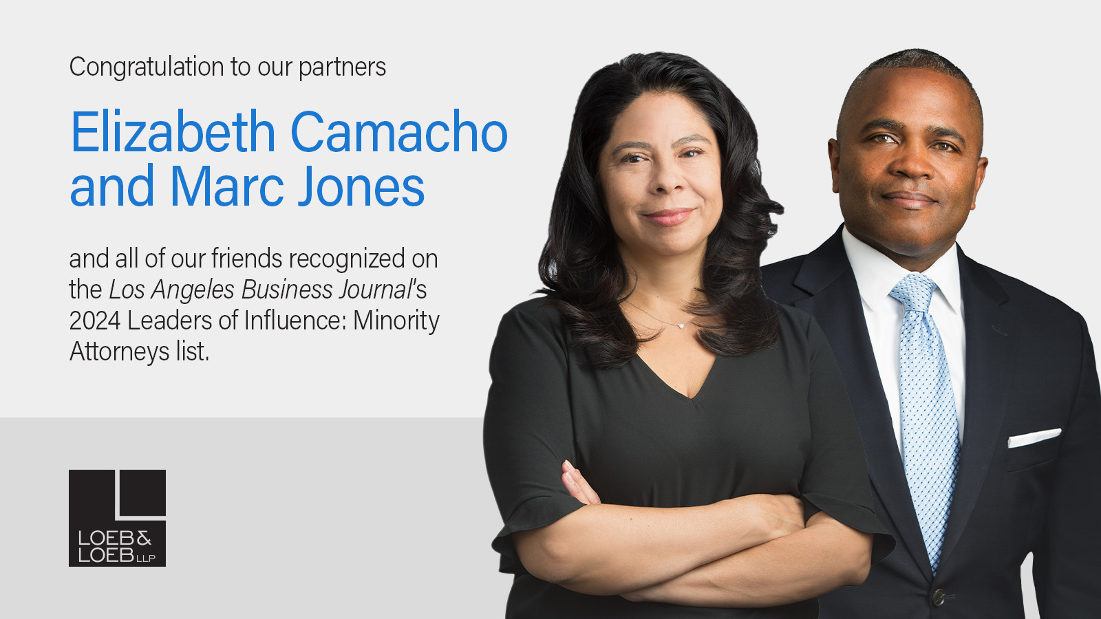 Partners Elizabeth Camacho and Marc Jones Honored in LABJ's 2024